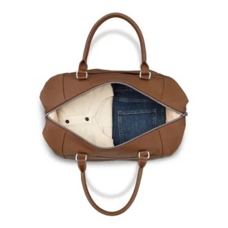 Borsa da weekend classica in pelle