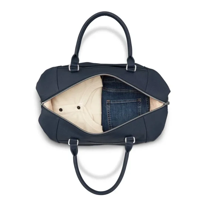 Borsa da weekend classica in pelle