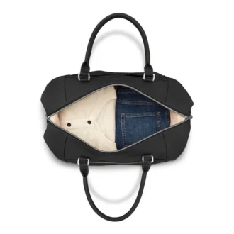 Borsa da weekend classica in pelle