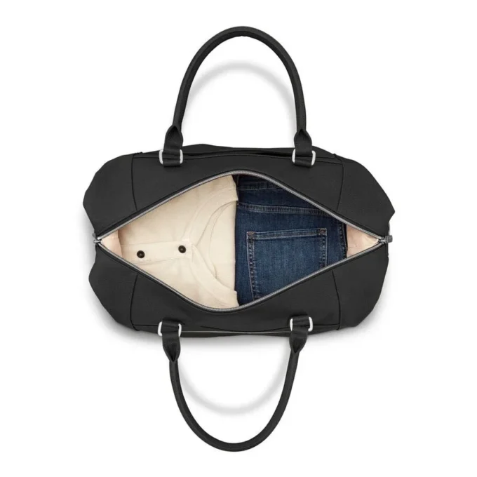 Borsa da weekend classica in pelle