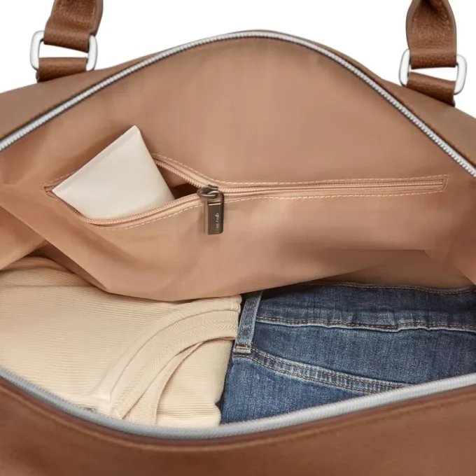 Borsa da weekend classica in pelle