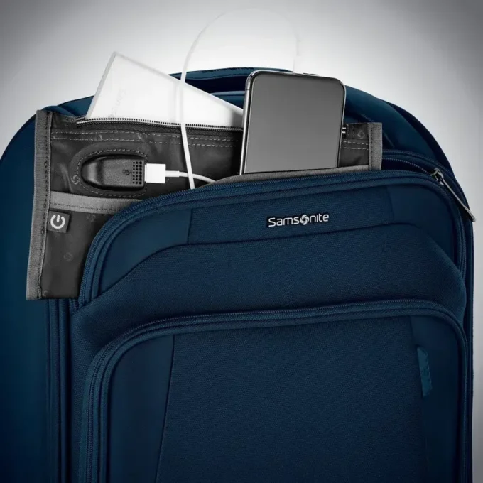 Valigia morbida Theorym con rotelle medie